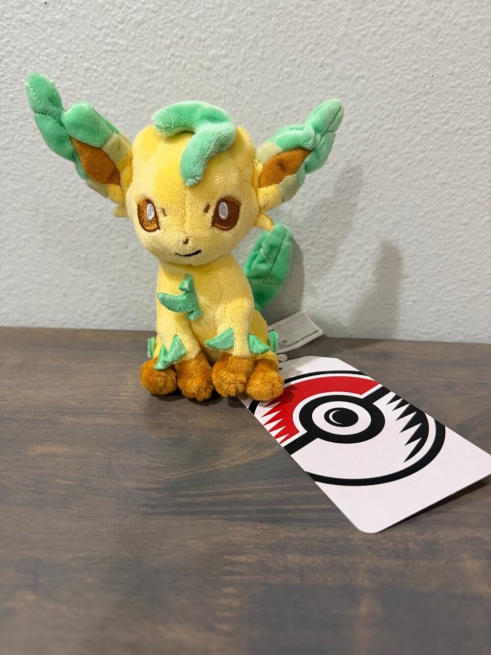 Pokemon Center Leafeon Sitting Cuties Plush 5" With Tag